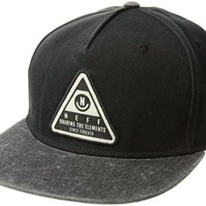 Neff X Wash Hat Cap Black Snapback Mens New